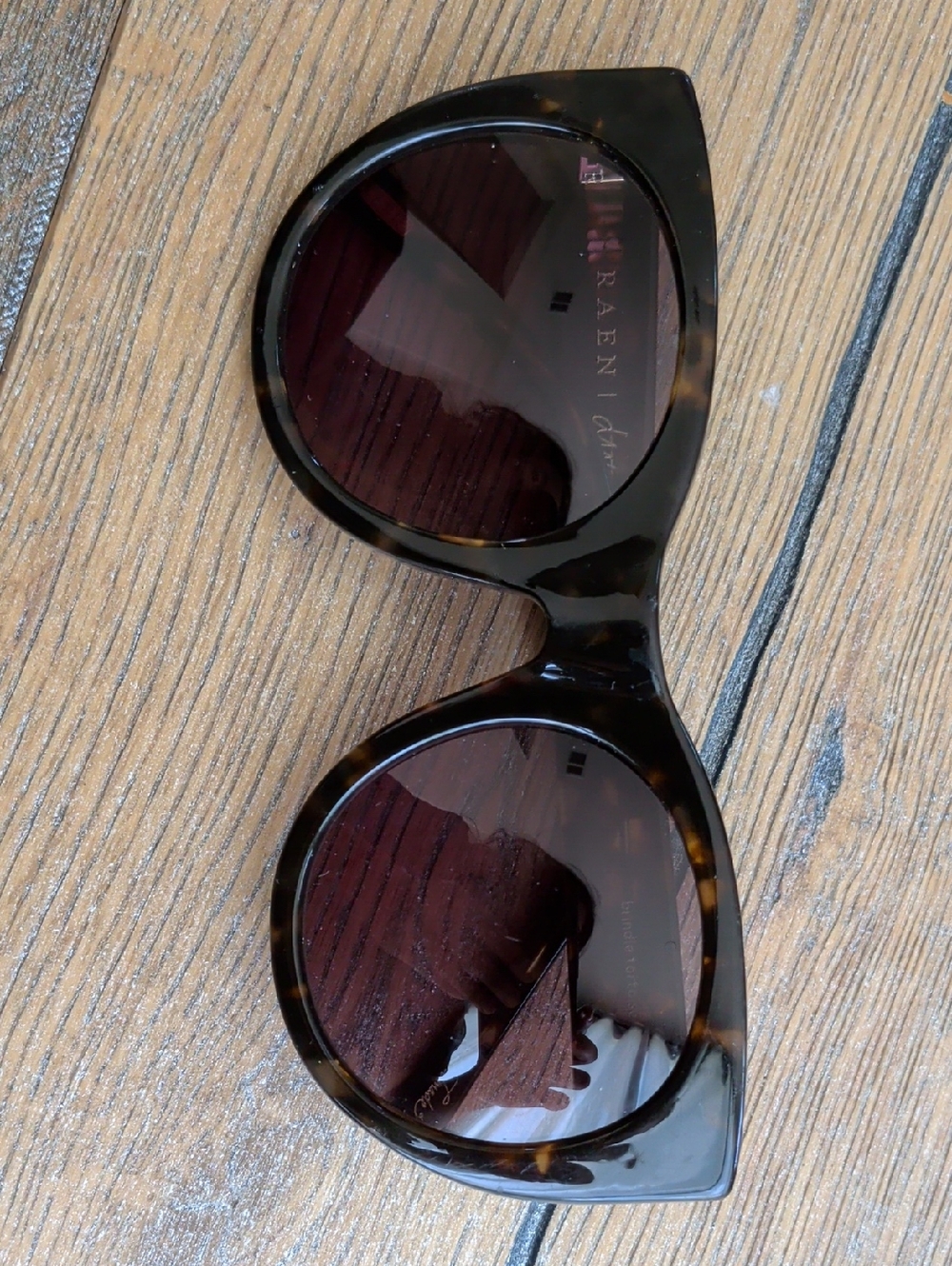 RAEN Tortoiseshell Cat-Eye Sunglasses with Brown Lenses  100% UV Protection